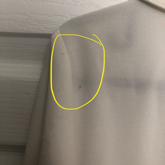 Dynamite White Blazer with Pockets - Picture 4 of 4